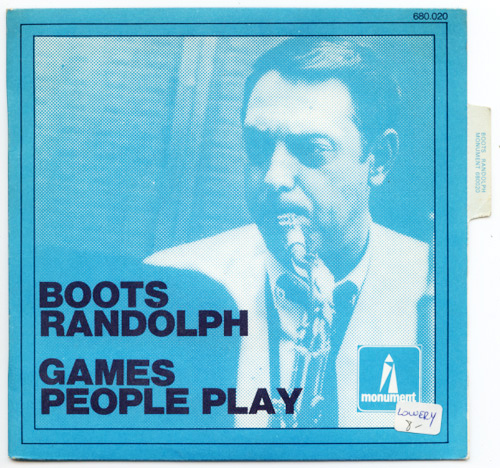 Boots Randolph : Games People Play, 7" PS, France, 1969 - 8 €