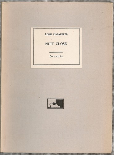Louis Calaferte : Nuit Close, book, France, 1988 - $ 22.68