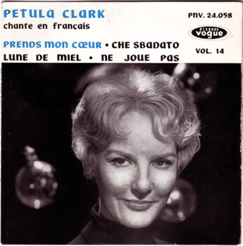 Petula Clark - Chante en français - Vogue PNV 24058 France 7" EP