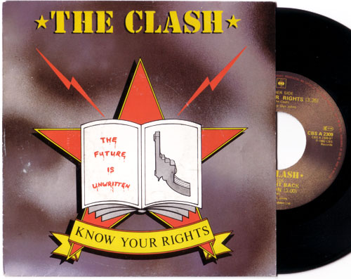 The Clash - Know Your Rights - CBS A-2309 Holland 7" PS