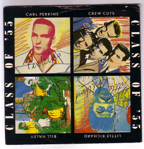 V/A incl. Carl Perkins, Bill Haley, Crew Cuts, Little Richard - Class of '55 - K-Tel 7913 UK 7" EP