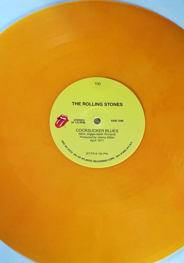 The Rolling Stones: Cocksucker Blues - RSR 100, USA 1971, 12"