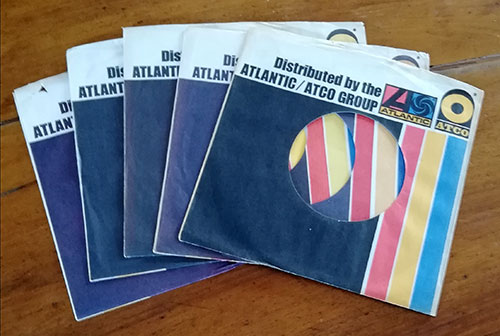 Atlantic: original generic company sleeve, 7" generic CS, USA, 1970 - £ 3.44