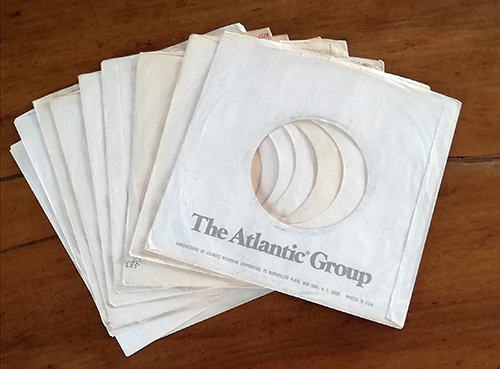 Atlantic - original generic company sleeve - Atlantic  USA 7" generic CS
