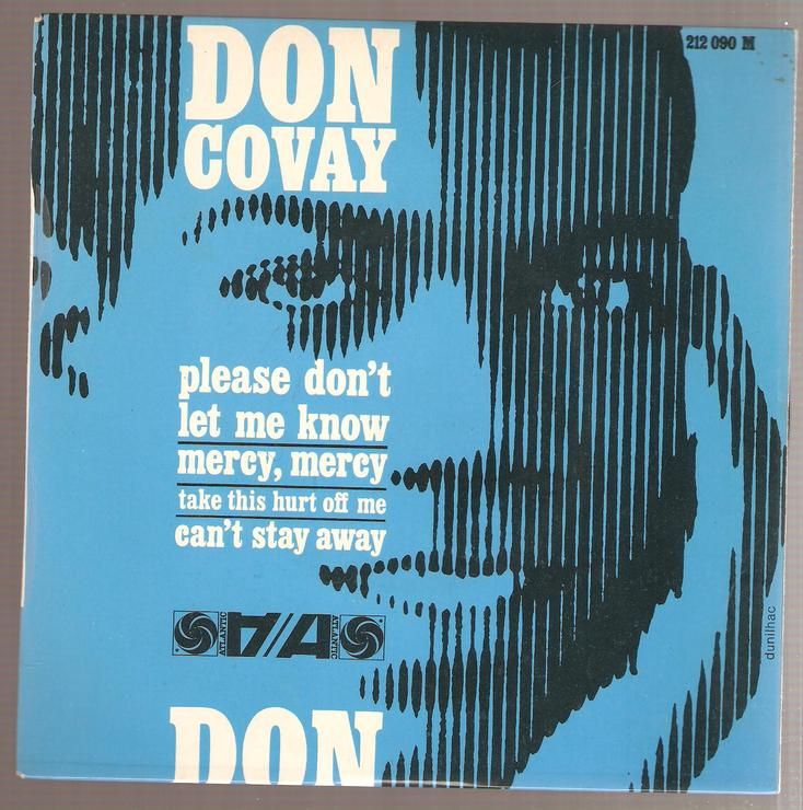 Don Covay - Please Don't Let Me Know - Atlantic 212090 France 7" EP