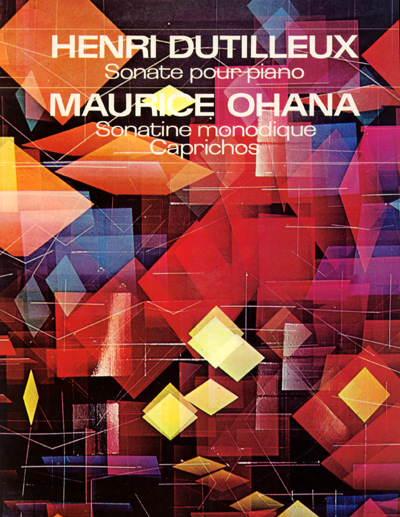 Henri  Dutilleux /  Ohana, Maurice - Sonate Pour Piano / Sonatine Monodique - BAM LD 5020 France LP