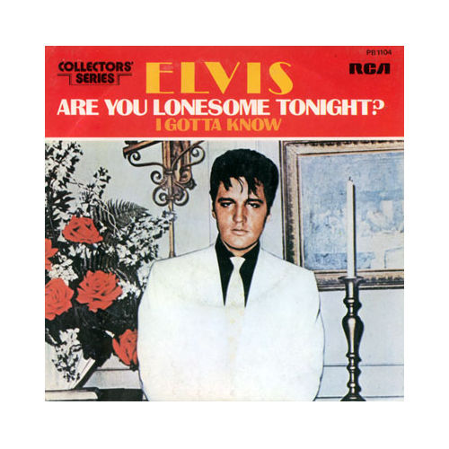 Elvis Presley : Are You Lonesome Tonight?, 7" PS, France - $ 6.48