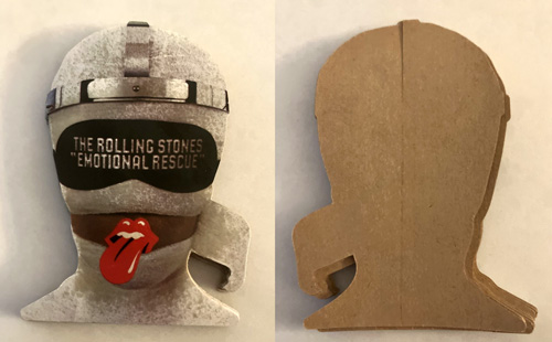 The Rolling Stones - Emotional Rescue promo sticker -   USA sticker