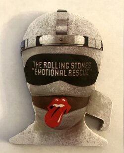 The Rolling Stones - Emotional Rescue promo sticker -   USA sticker