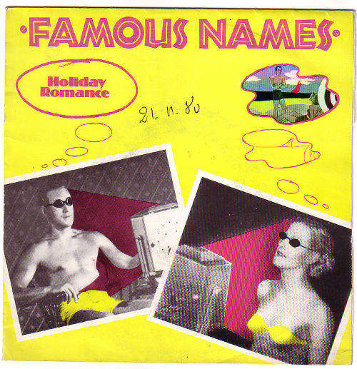 Famous Names : Holiday Romance, 7" PS, France, 1980 - $ 9.72