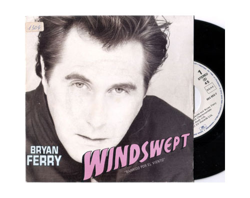 Bryan  Ferry (Roxy Music): Windswept, 7" PS, Spain, 1985 - 7 €