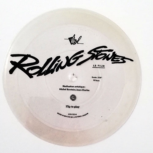 The Rolling Stones : Let's Spend The Night Together - Le Film, 7" flexi, UK, 1983 - 10 €
