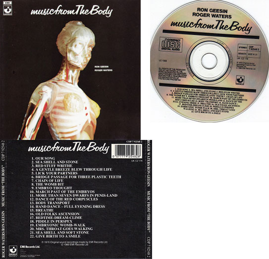 Ron Geesin & Roger Waters : Music From The Body , CD, UK, 1989 - £ 9.46