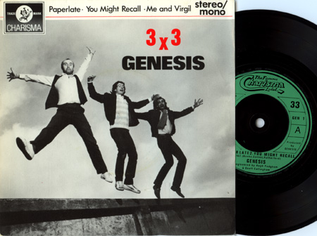 Genesis - Paperlate - Charisma EP GEN 1 UK 7" PS