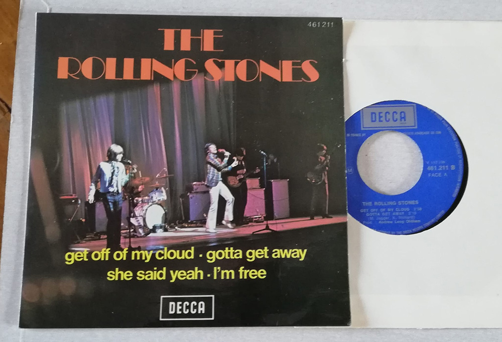 The Rolling Stones - Get Off Of My Cloud  - Decca 461.211 France 7" EP