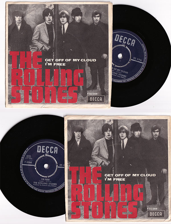 The Rolling Stones : Get Off Of My Cloud, 7" PS, Sweden, 1965 - $ 62.64