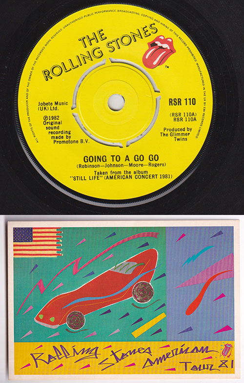 The Rolling Stones - Going To A Go Go (live) - EMI RSR 110 UK 7"