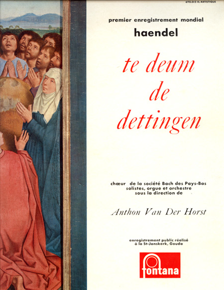 Haendel : Te Deum de Dettingen, LP, France, 1967 - £ 21.5
