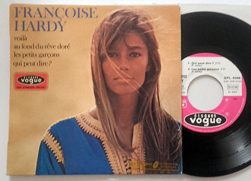 Françoise Hardy : Voila + 3, 7" EP, France, 1967 - 24 €