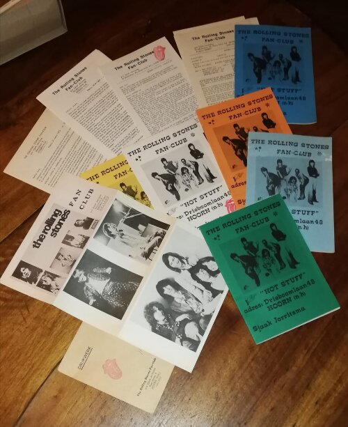 The Rolling Stones: Hot Stuff fanzine, Holland 1975, fanzines lot