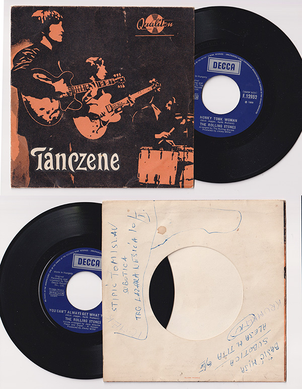 The Rolling Stones: Honky Tonk Women - Decca F.12952, Hungary 1969, 7" CS
