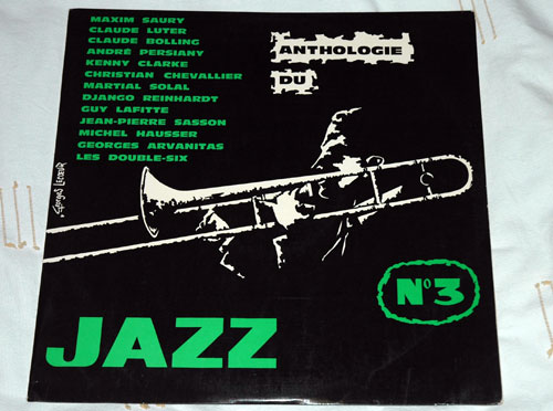 V/A incl. Saury, Bolling, Arvanitas, Solal, etc.: Anthologie du jazz N°3, LP, France, 1960 - £ 8.6