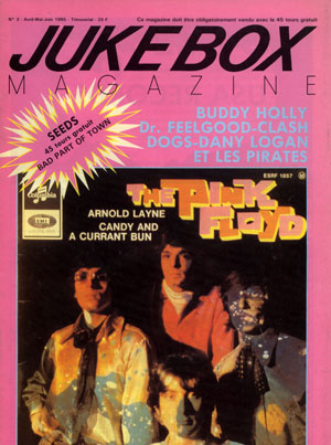 Pink Floyd / The Seeds - Juke Box #3 - 04-05-06/1985 -   France 7" & mag