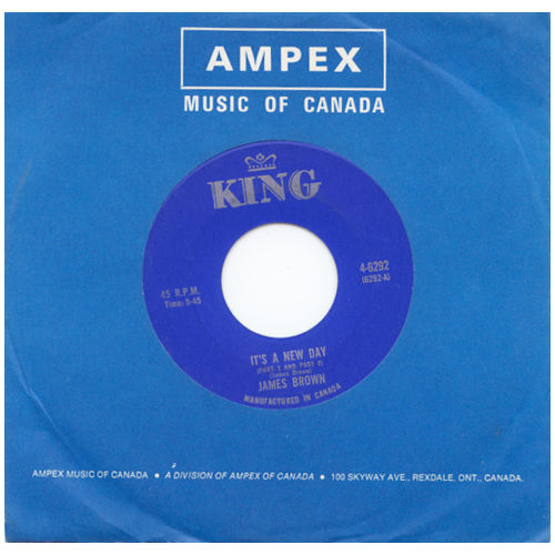 James Brown : It's a New Day , 7" CS, Canada, 1970 - $ 14.04