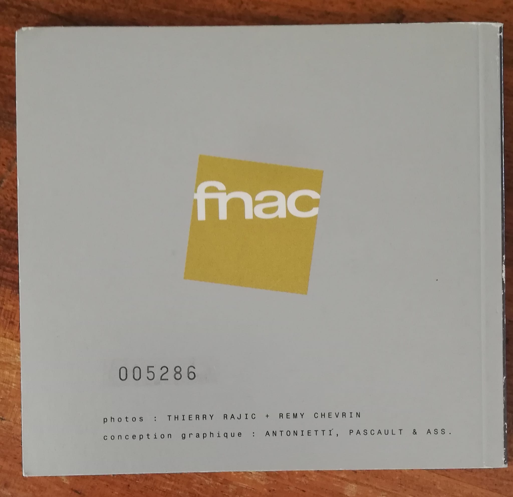 Johnny Hallyday: Fnac, France 1996, booklet