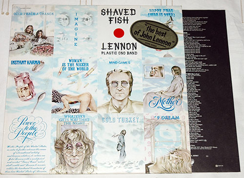 John  Lennon (The Beatles) : Shaved Fish, LP, France, 1978 - 10 €