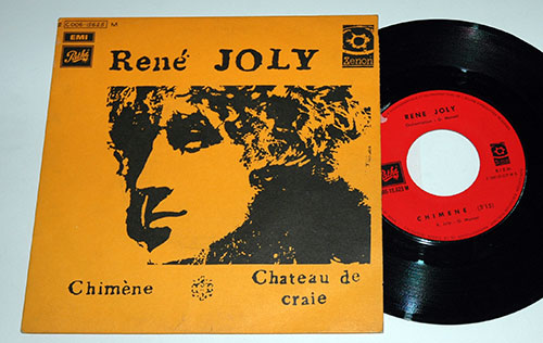 René  Joly (rel. Gérard Manset): Chimène, 7" PS, France, 1969 - £ 5.1