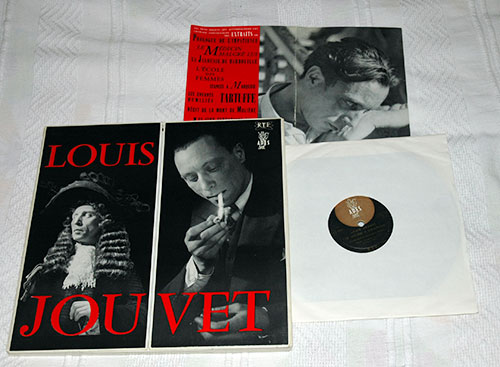 Louis Jouvet: Louis Jouvet - Ades RTF, LPx3, France, 1955 - 60 €