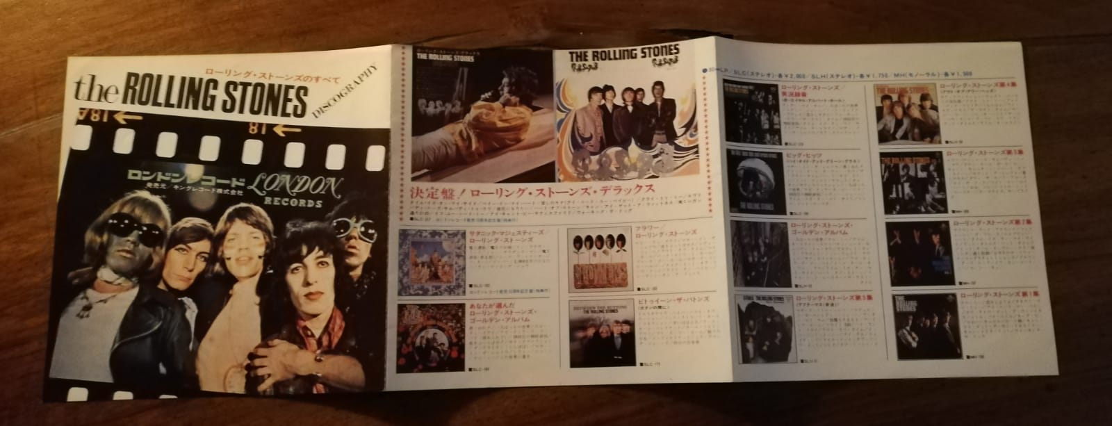 The Rolling Stones: London Japan Rolling Stones catalogue, circa 1968 - London, Japan 1968, booklet