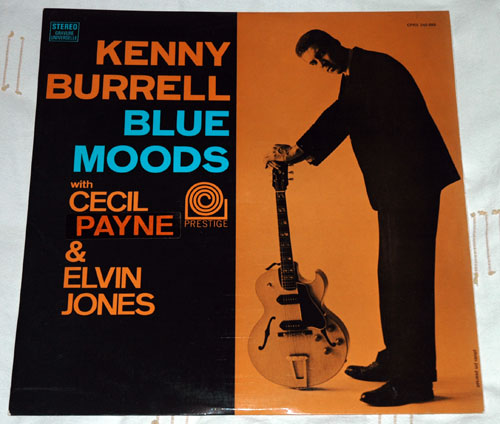 Kenny Burrell - Blue Moods - w/ Cecil Payne & Elvin Jones - Prestige CPRX 240 689 France LP