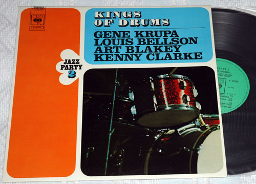 V/A Gene Krupa, Louis Bellson, Art Blakey, Kenny Clarke: Kings Of Drums - Jazz Party 2 , LP, France, 1972 - £ 22.36
