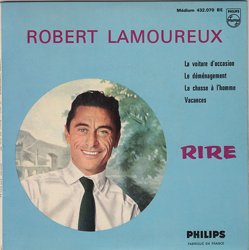 Robert Lamoureux - La Voiture d'Occasion +3 - Philips 432.070 ME France 7" EP