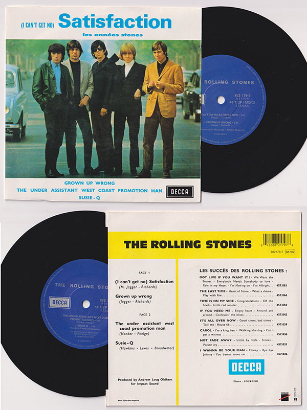 The Rolling Stones: Les Années Stones - Decca 882 179 7, France 1989, 7" EP