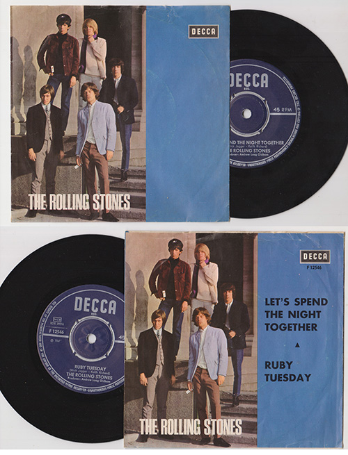 The Rolling Stones : Let's Spend The Night Together, 7" PS, Sweden, 1967 - 75 €