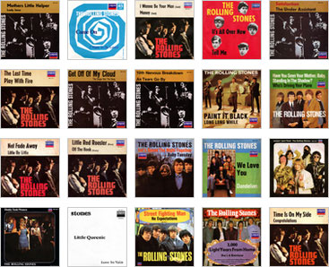 The Rolling Stones: The London Years - London 882 128- 882 166-7, Germany 1989, 7" PS x 20