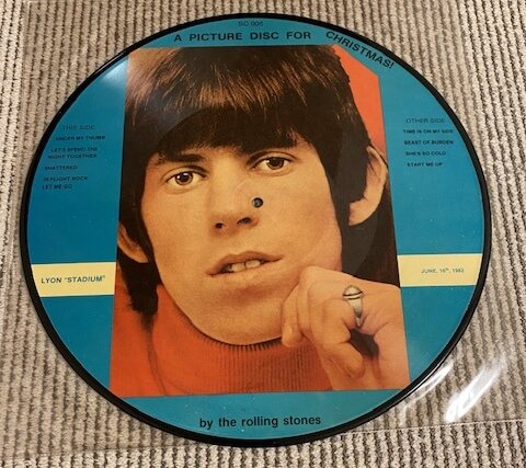 The Rolling Stones - A Picture Disc For Christmas - live in Lyon, France, June 16, 1982  -  SC-005 France LP