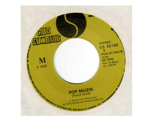 M: Pop Musik, 7", Canada, 1979 - 5 €