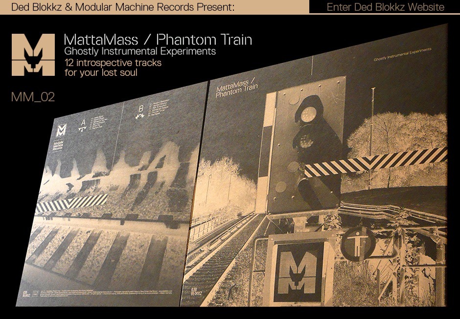 MattaMass - Phantom Train - Ghostly Instrumental Experiments - Modular Machine Records MM_02 France LP