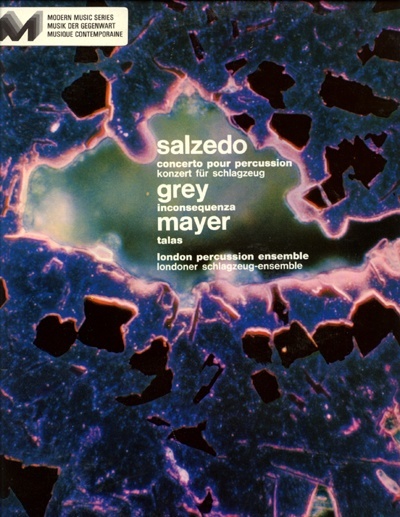 Salzedo + Grey + Mayer : Concerto For Percussion + Inconsequenza + Talas, LP, France - 20 €