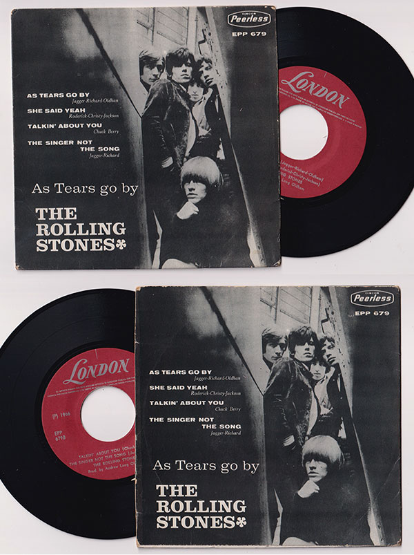 The Rolling Stones: As Tears Go By - London EPP 679, Mexico 1966, 7" EP
