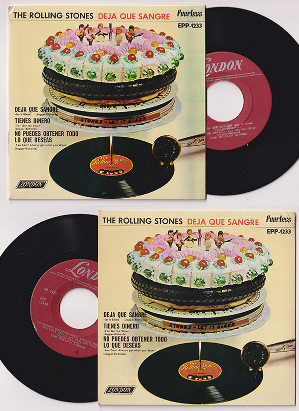 The Rolling Stones: Deja Que Sangre - London EPP 1233, Mexico 1970, 7" EP