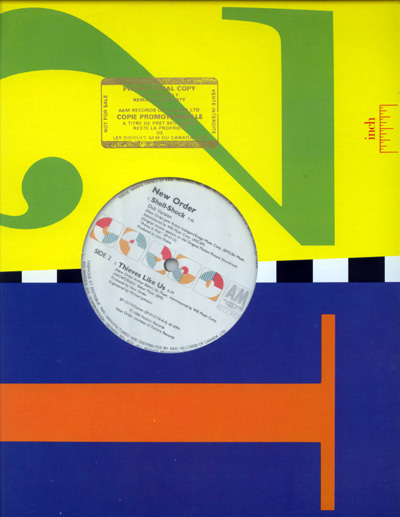 New Order - Shell-Shock - A&M SP 12174 Canada 12"