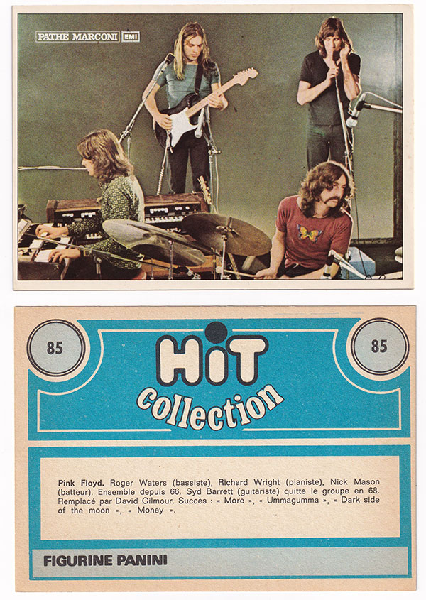 Pink Floyd: 1974 Panini sticker, sticker, France, 1974 - 50 €