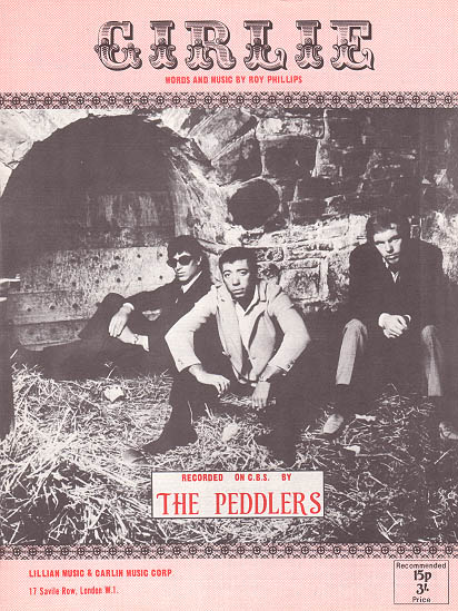 The Peddlers - Girlie - CBS  UK sheet music