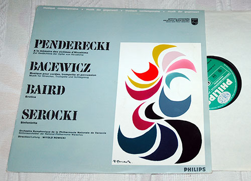 Penderecki + Bacewicz + Baird + Serocki: Musique contemporaine series, LP, France - 18 €