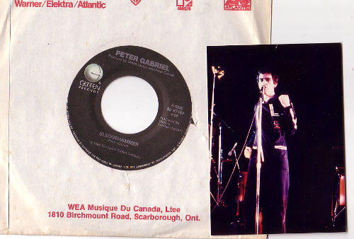 Peter Gabriel - Sledgehammer - WEA 9287187 Canada 7" CS